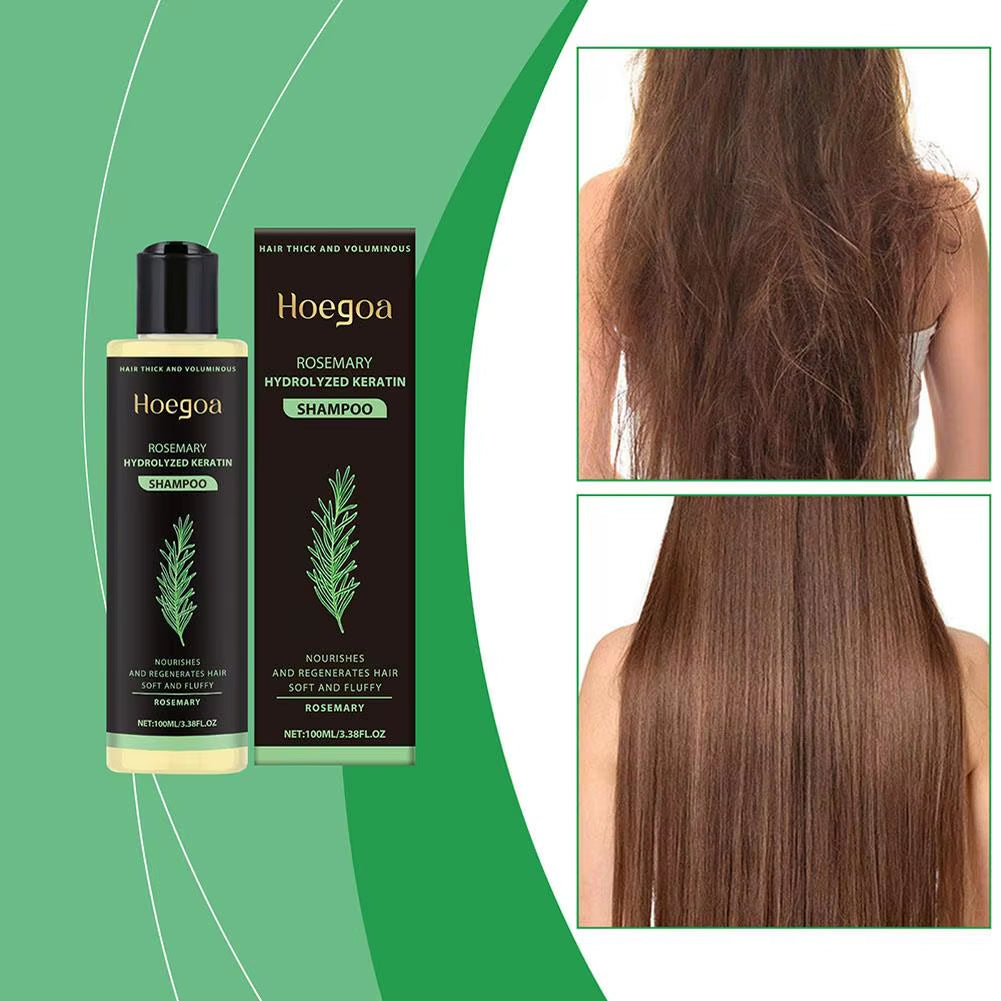 1/2PCS Rosemary Hair Growth Shampoo Organic Rosemary Oil for Hair Growth, Natural anti Loss Thickening Shampoo for Thinning Hair